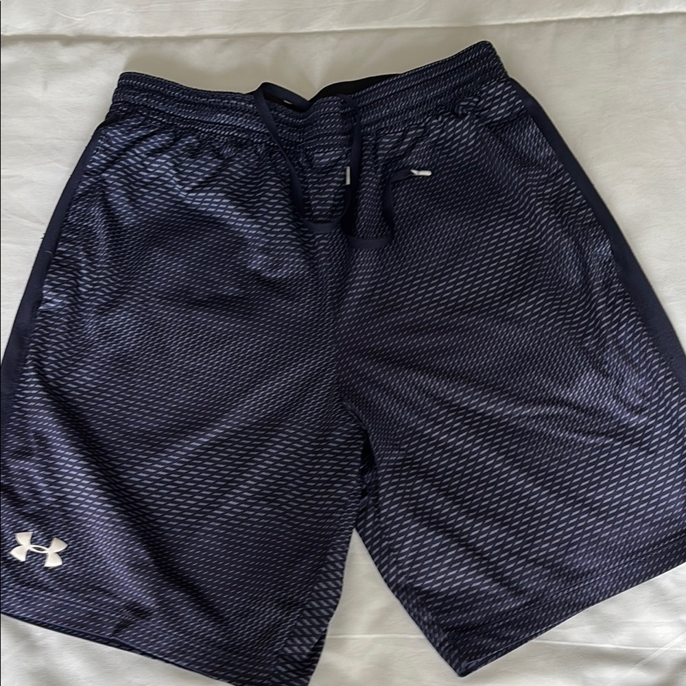 Under Armour Black Athletic Shorts with Breathable Mesh